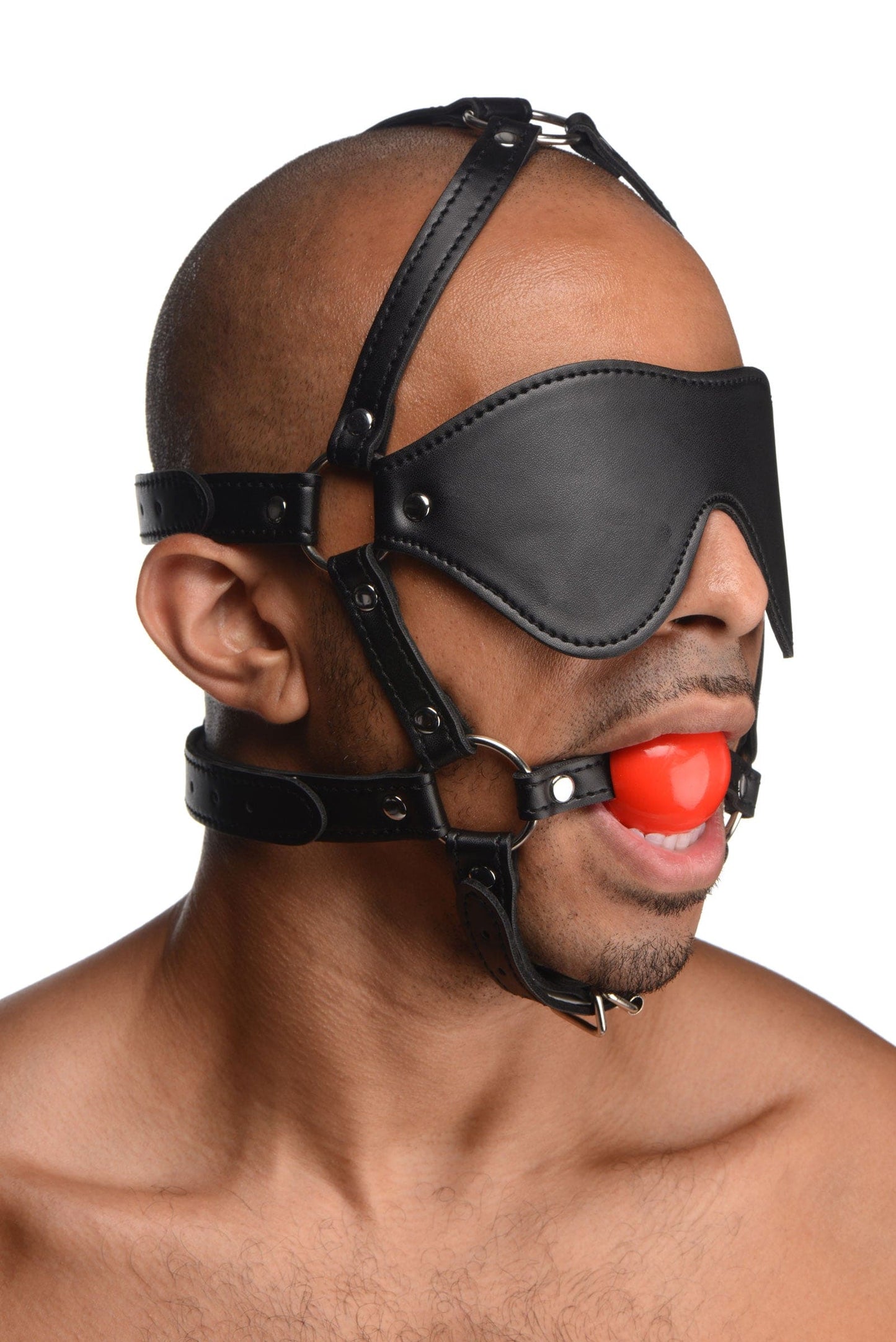 Blindfold Harness and  Ball Gag