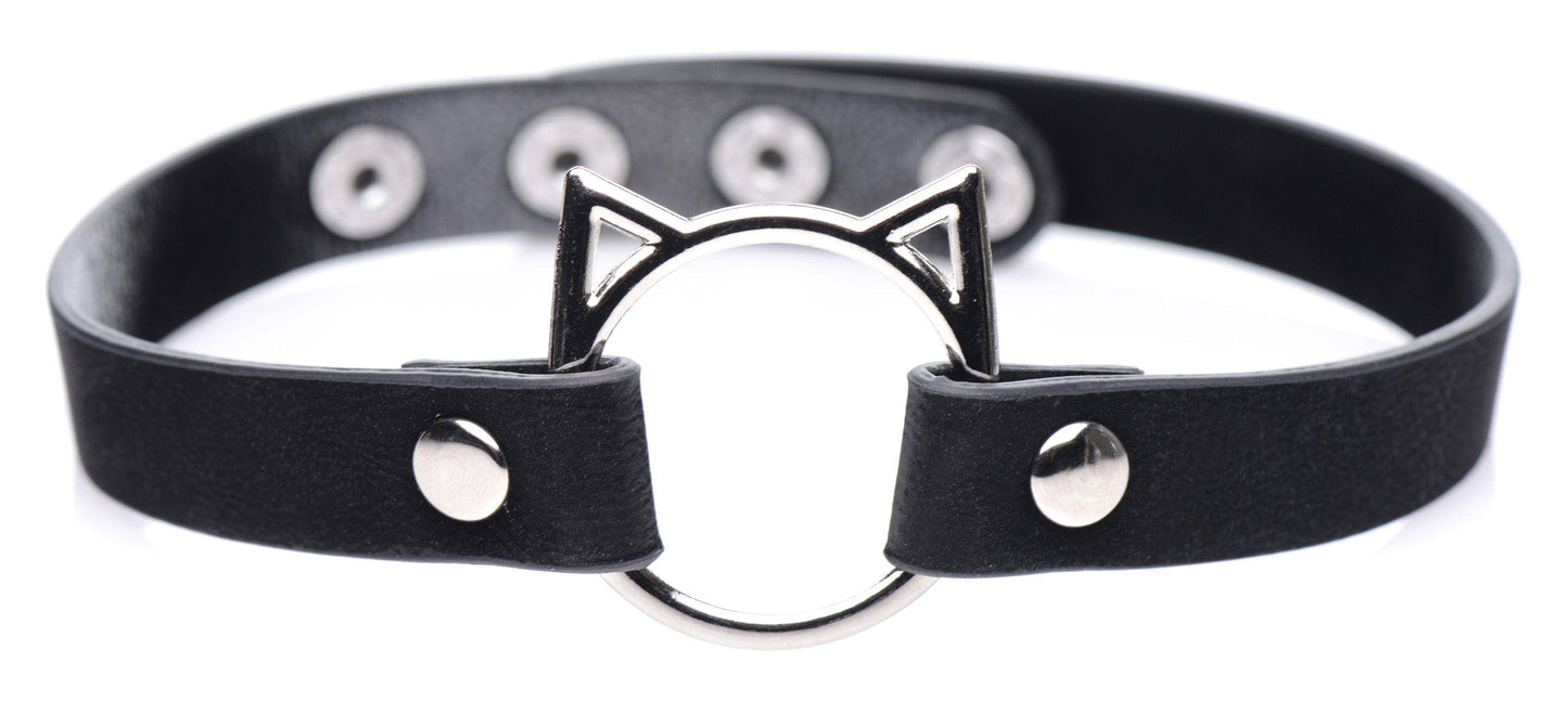 Kinky Kitty Ring Slim Choker -