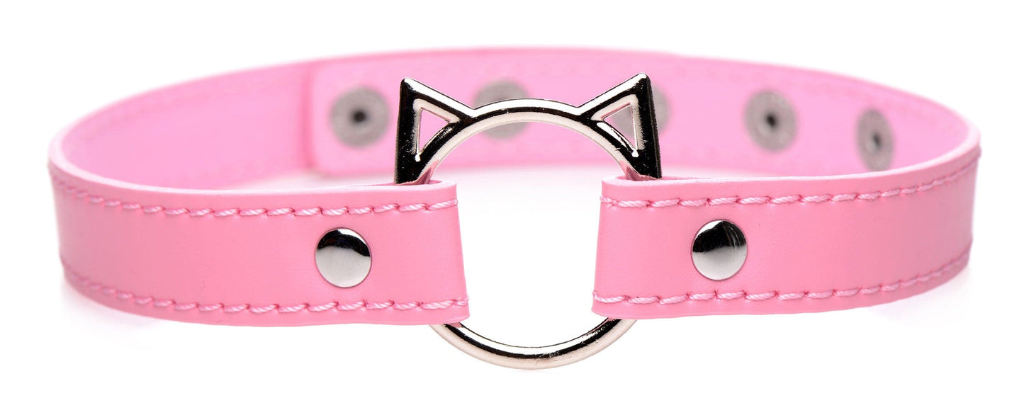 Kinky Kitty Ring Slim Choker -