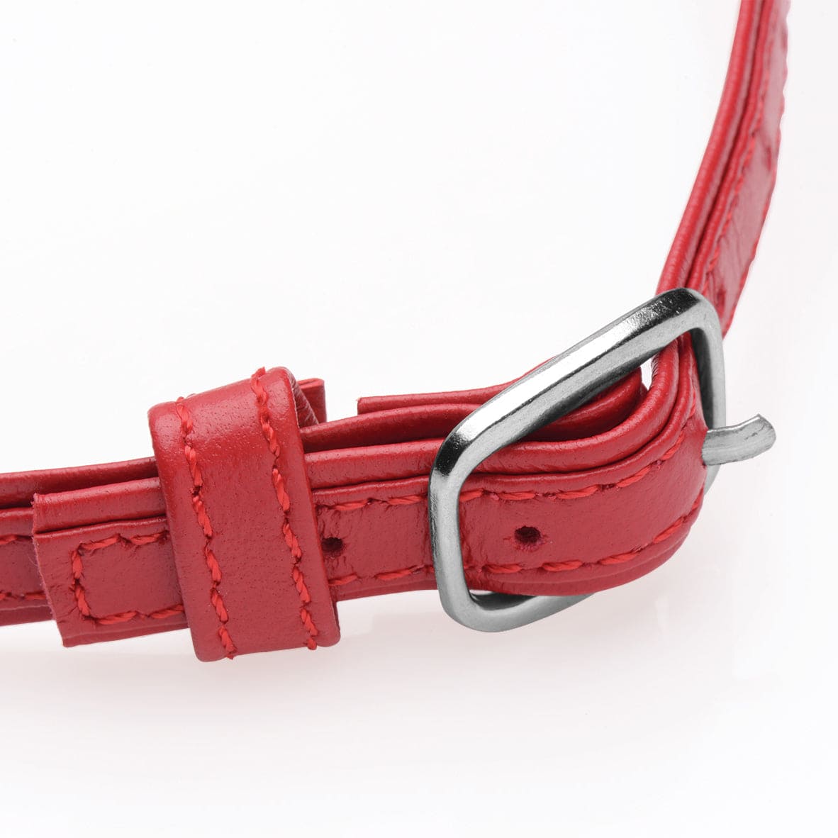 Heart Lock Leather Choker with Lock and Key -