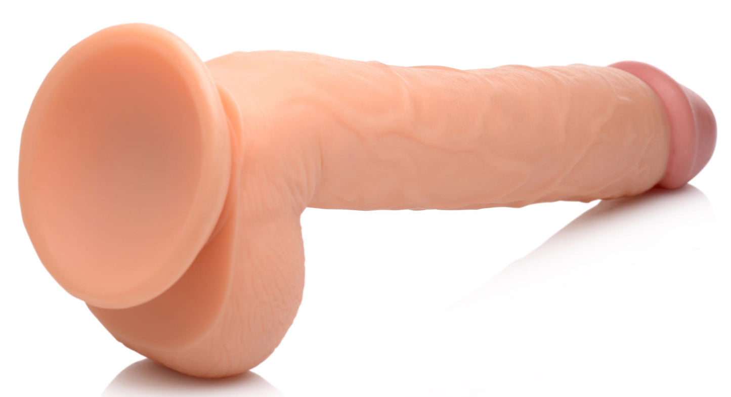 Long Logan 10 Inch Dildo with Balls -