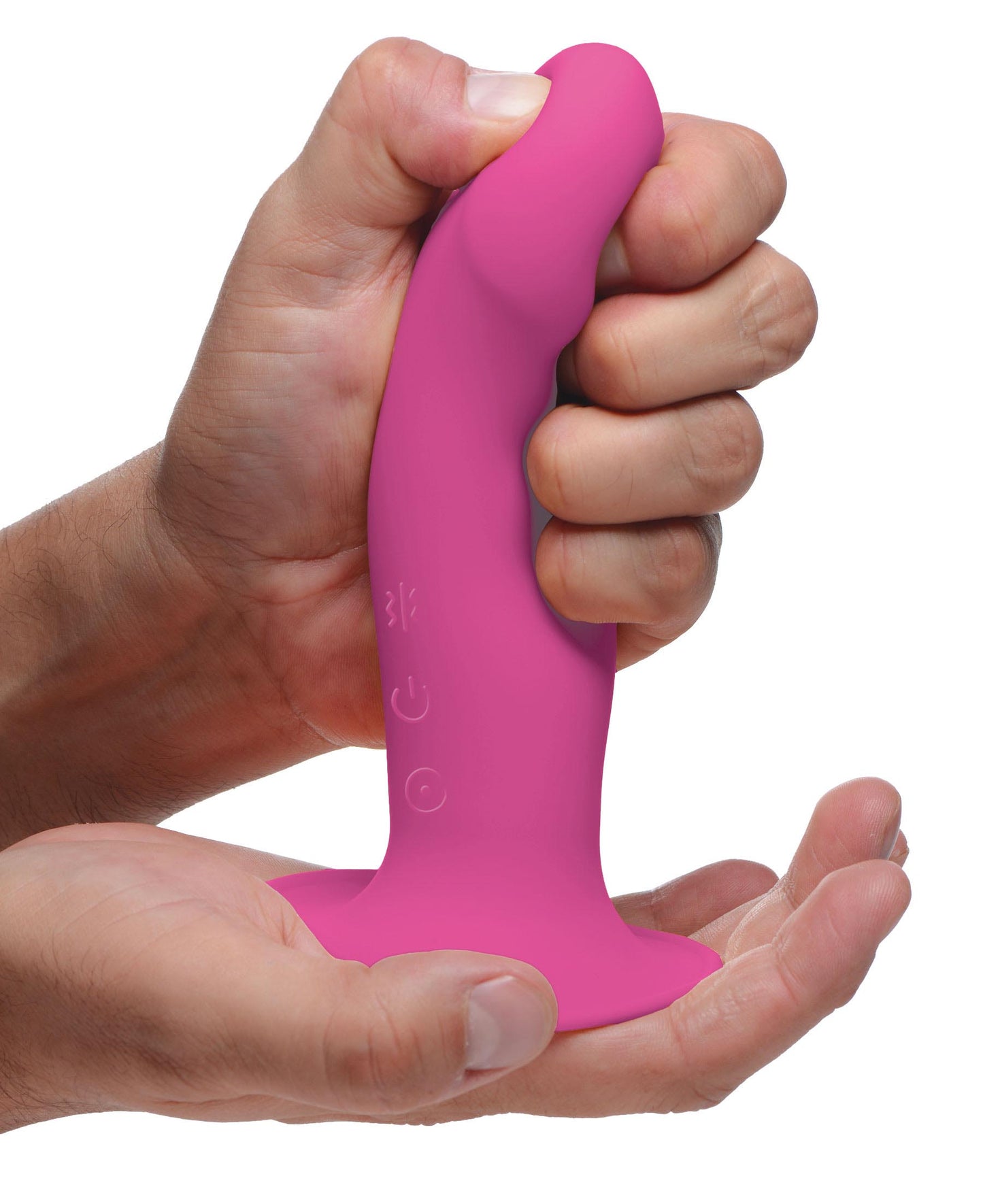 10X Squeezable Vibrating Dildo -