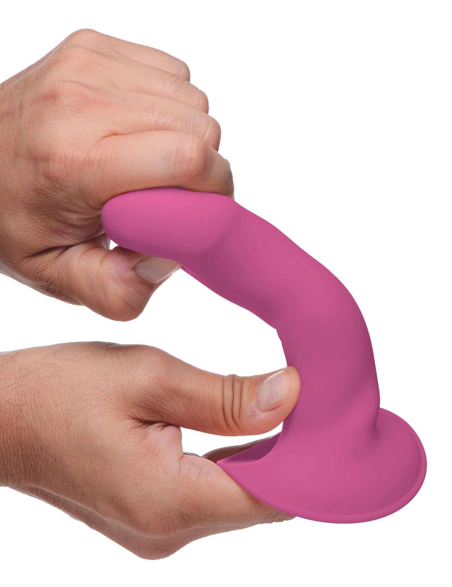 10X Squeezable Vibrating Dildo -