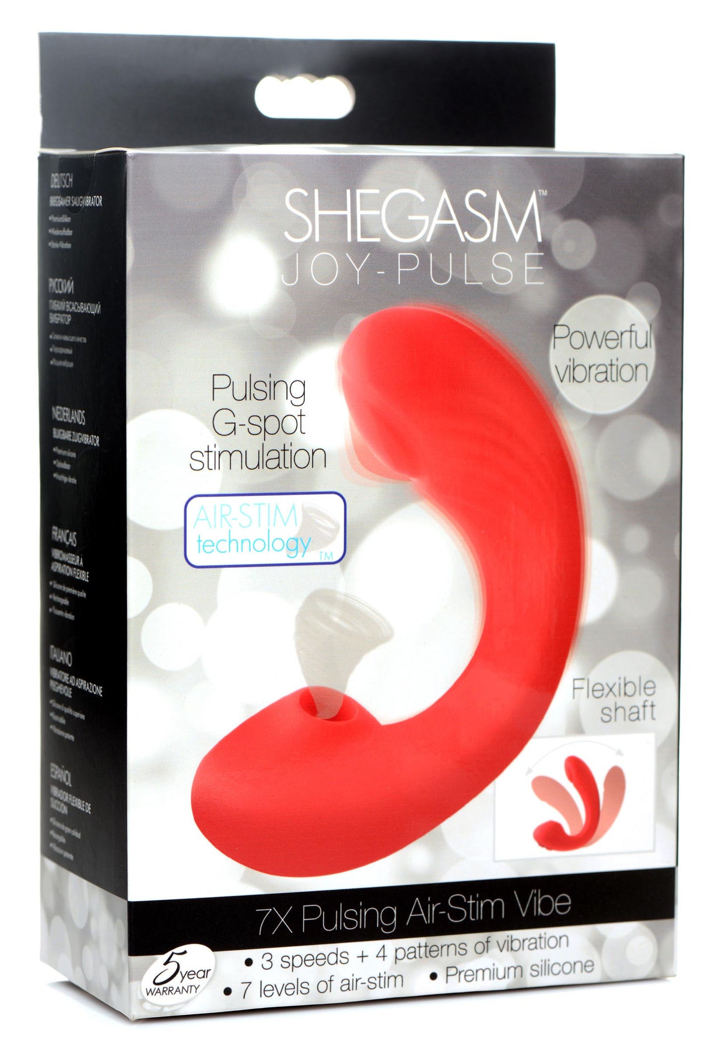 Joy-Pulse 7X Pulsing Silicone Air-Stim Vibe