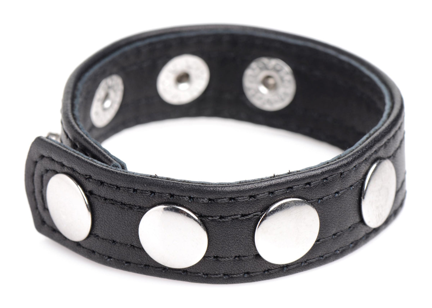 Leather Speed Snap Cock Ring -