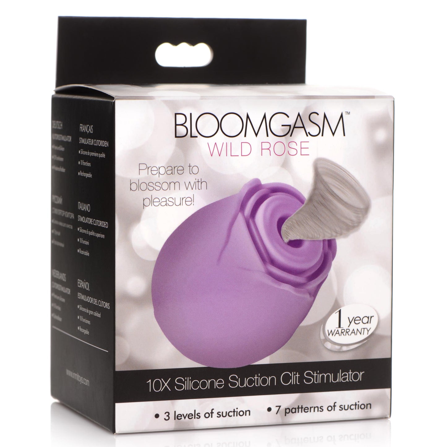 Bloomgasm Wild Rose 10X Suction Clit Stimulator -