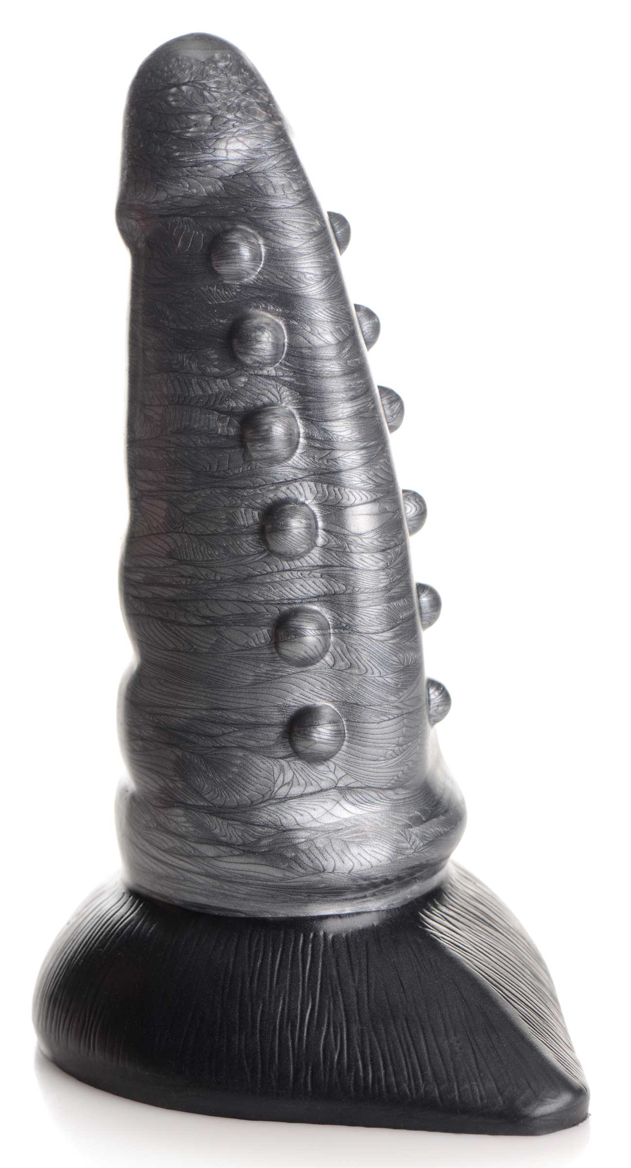 Beastly Tapered Bumpy Silicone Dildo