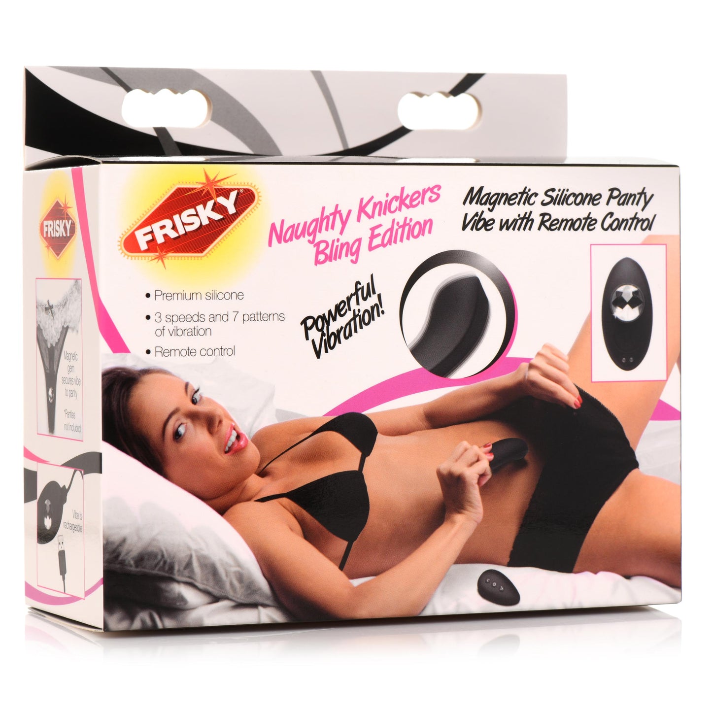 Naughty Knickers Bling Edition Silicone Remote Panty Vibe -