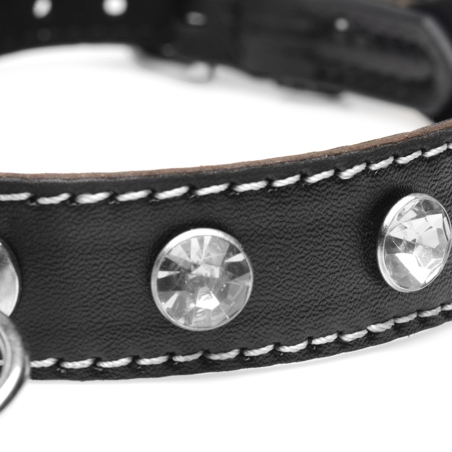 Rhinestone Choker with O-Ring -