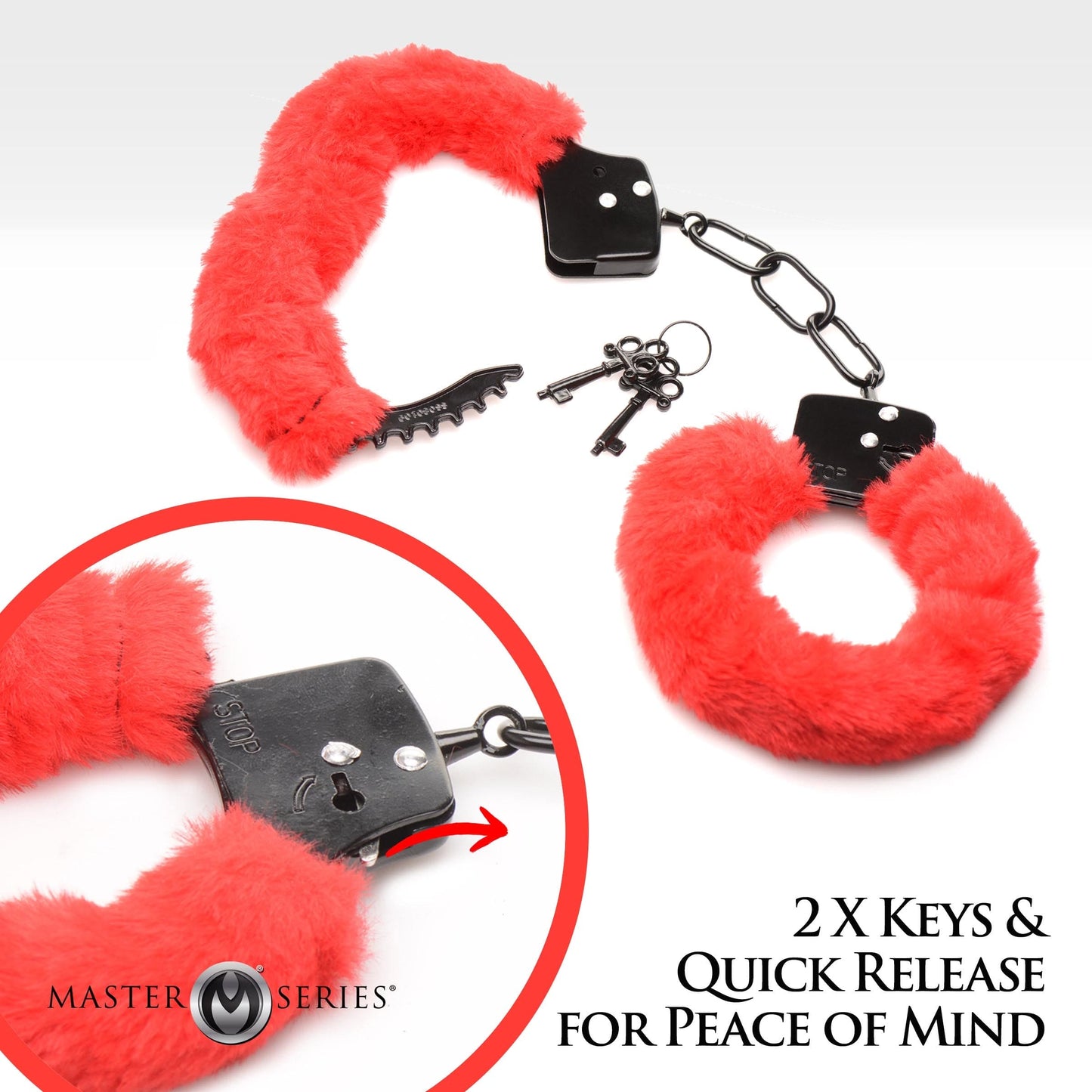 Cuffed In Fur Furry Handcuffs -