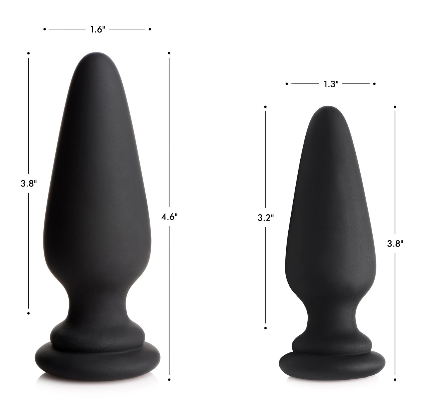 Small Anal Plug with Interchangeable Fox Tail -