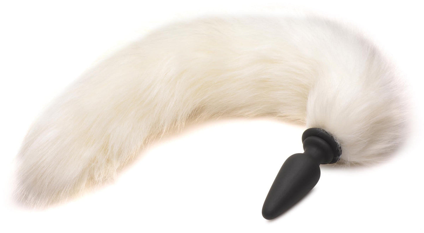 Small Anal Plug with Interchangeable Fox Tail -