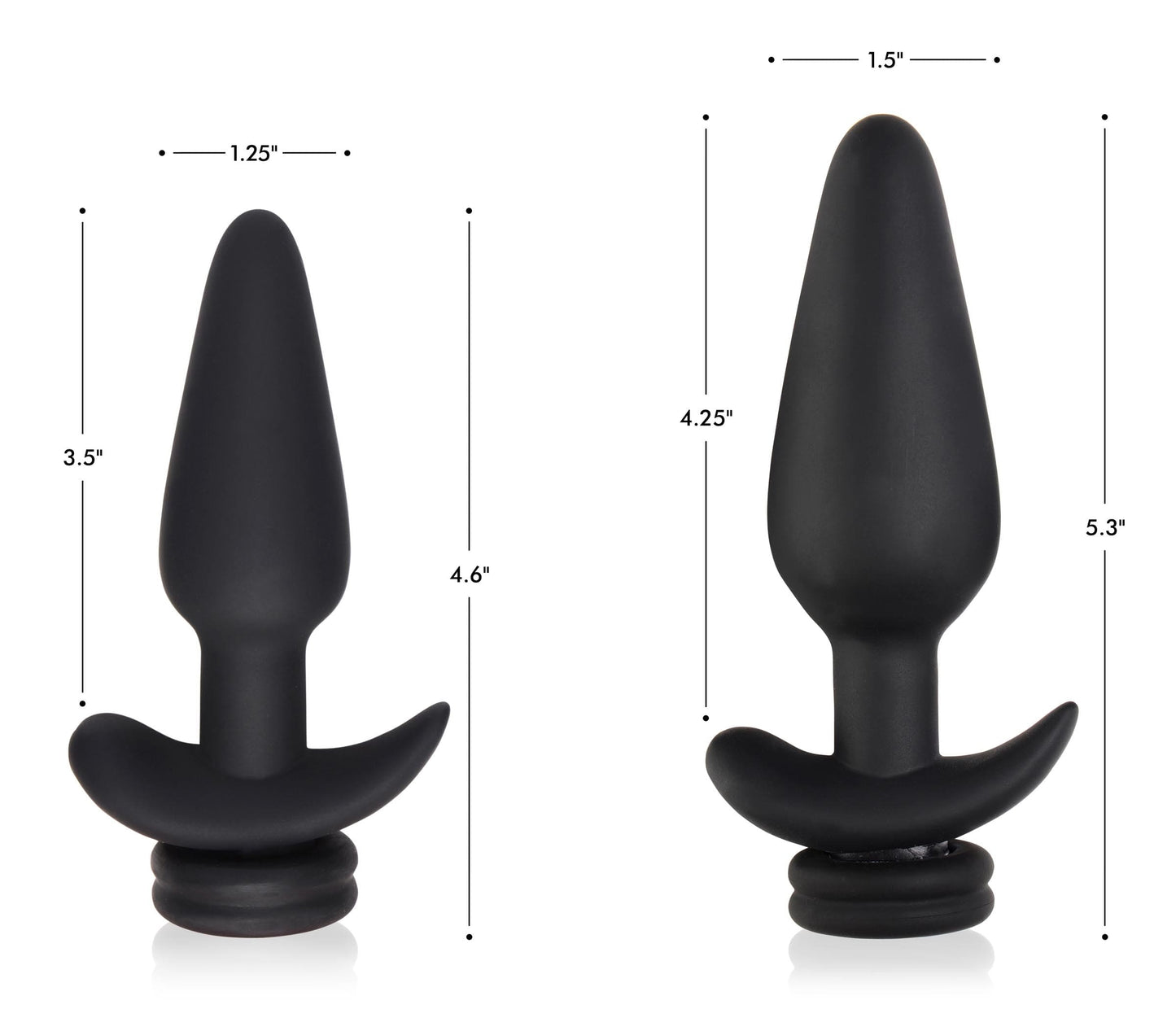 Small Vibrating Anal Plug with Interchangeable Fox Tail -