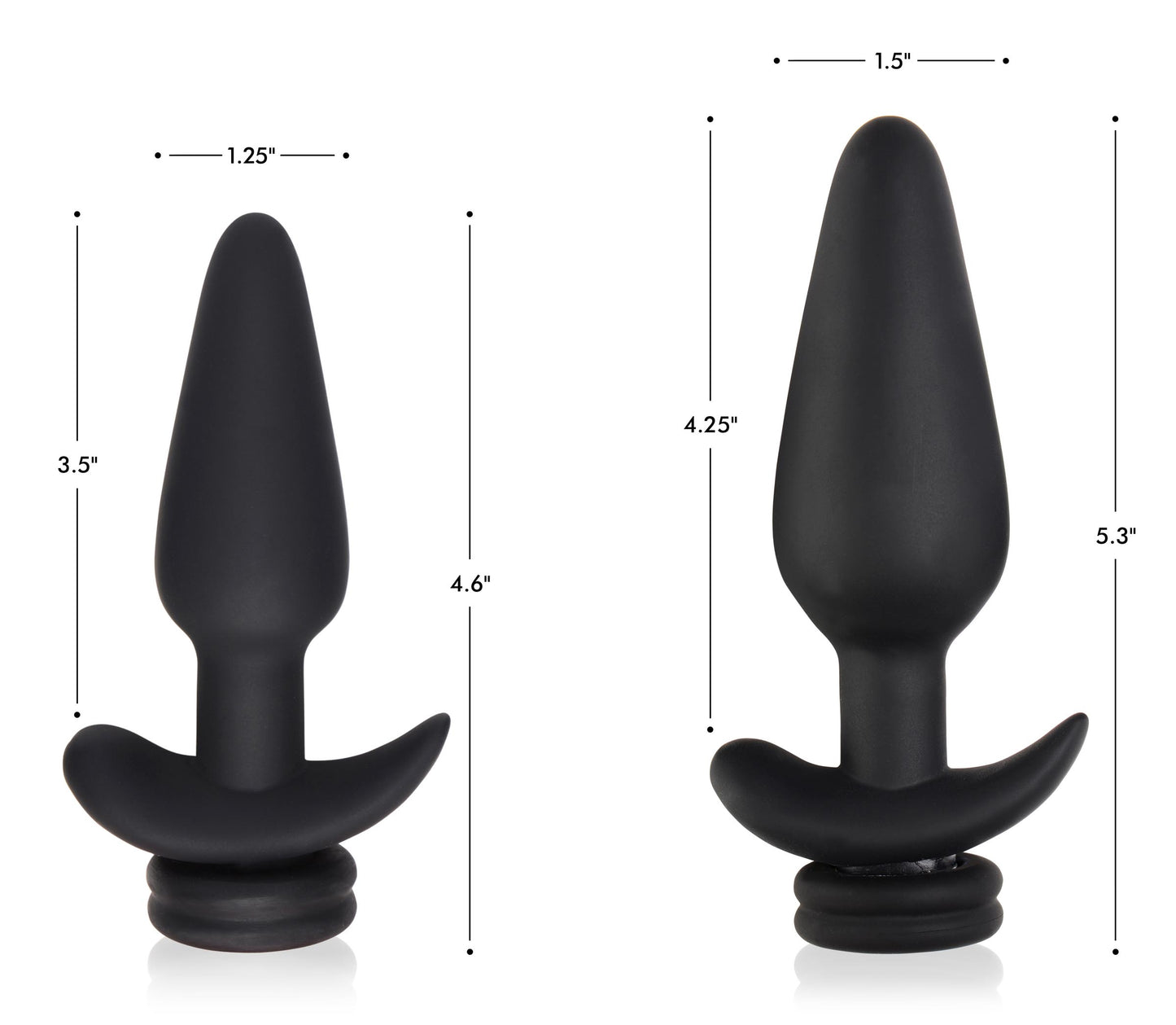 Small Vibrating Anal Plug with Interchangeable Fox Tail -