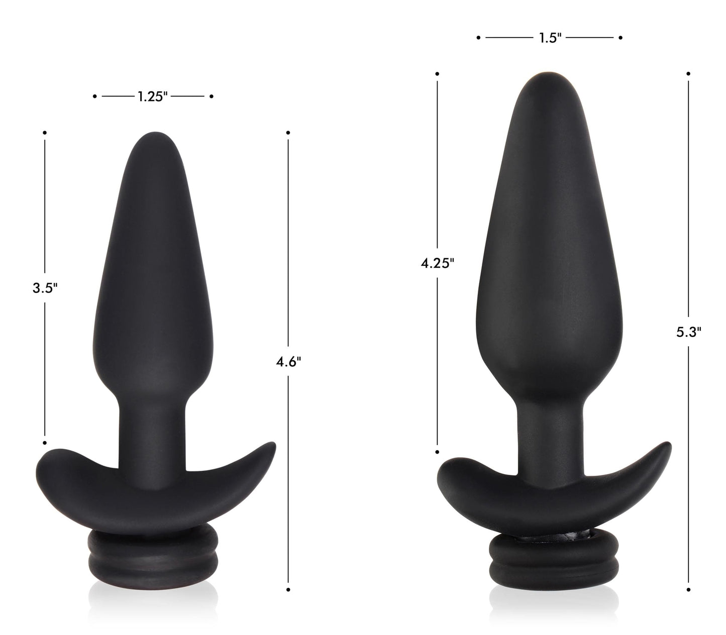 Large Vibrating Anal Plug with Interchangeable Fox Tail -