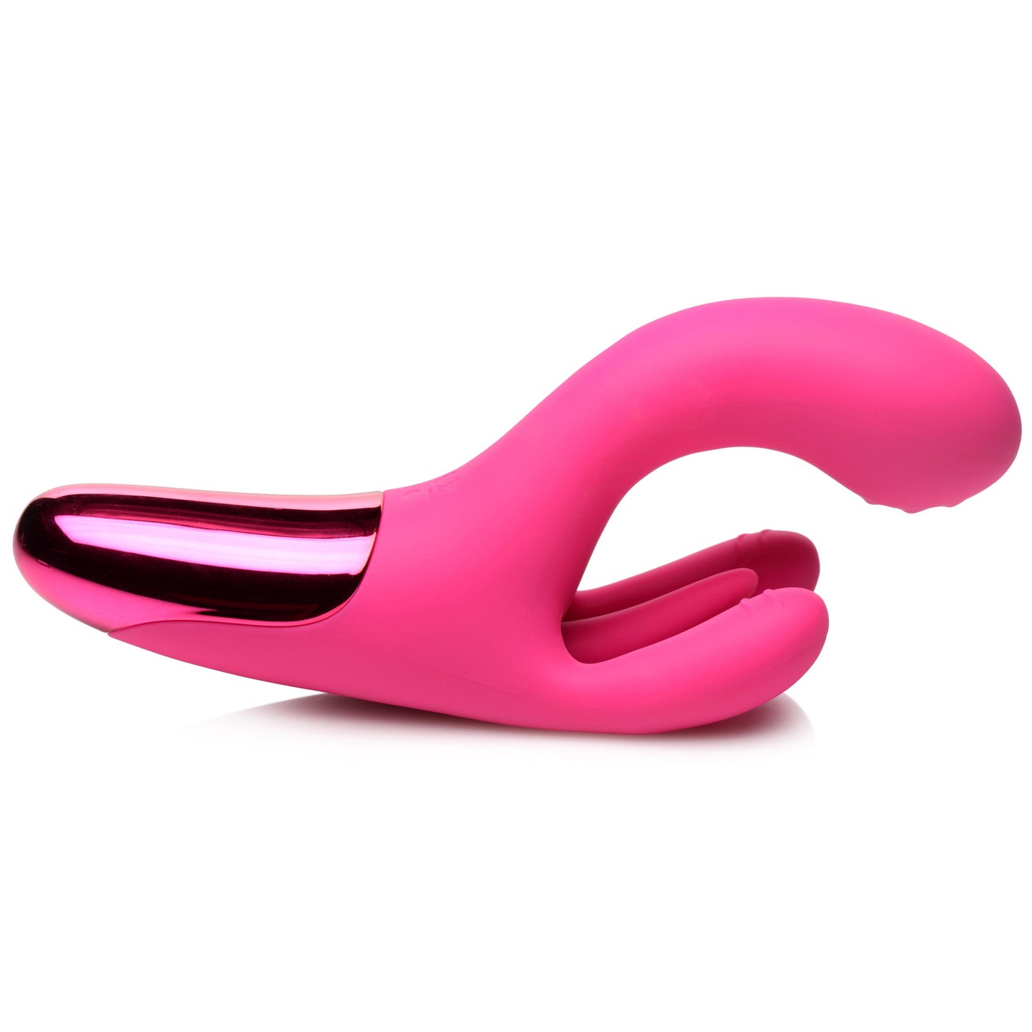 10X Triple Rabbit Silicone Vibrator -