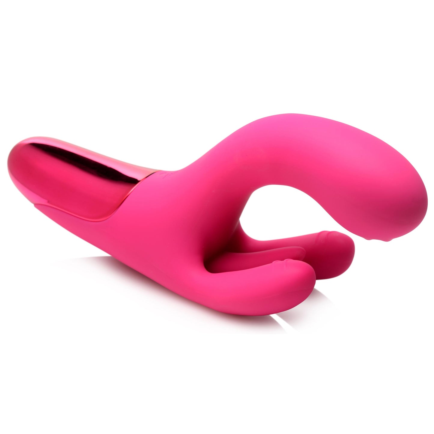 10X Triple Rabbit Silicone Vibrator -