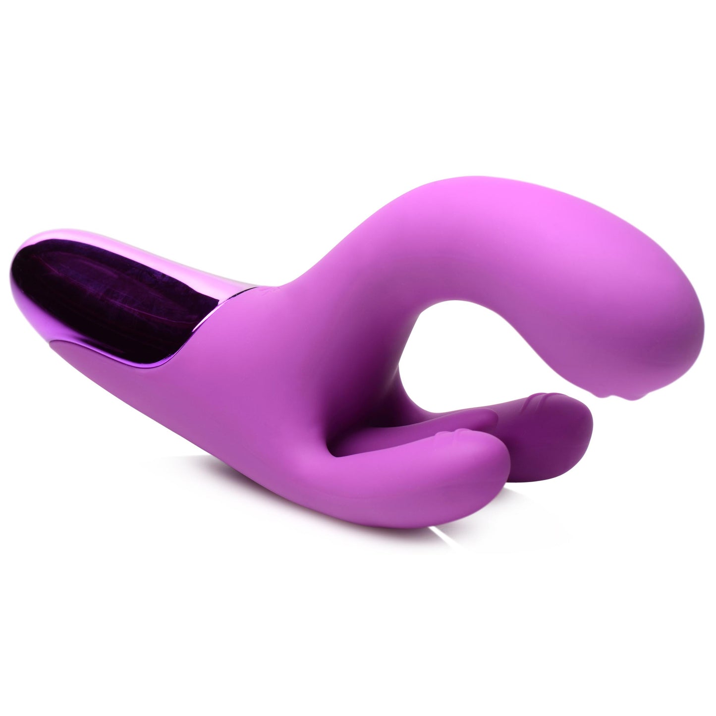 10X Triple Rabbit Silicone Vibrator -