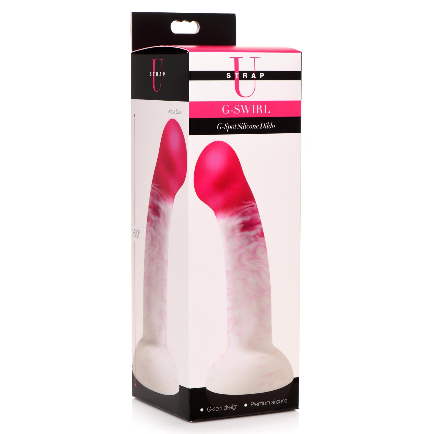 G-Swirl G-Spot Silicone Dildo -