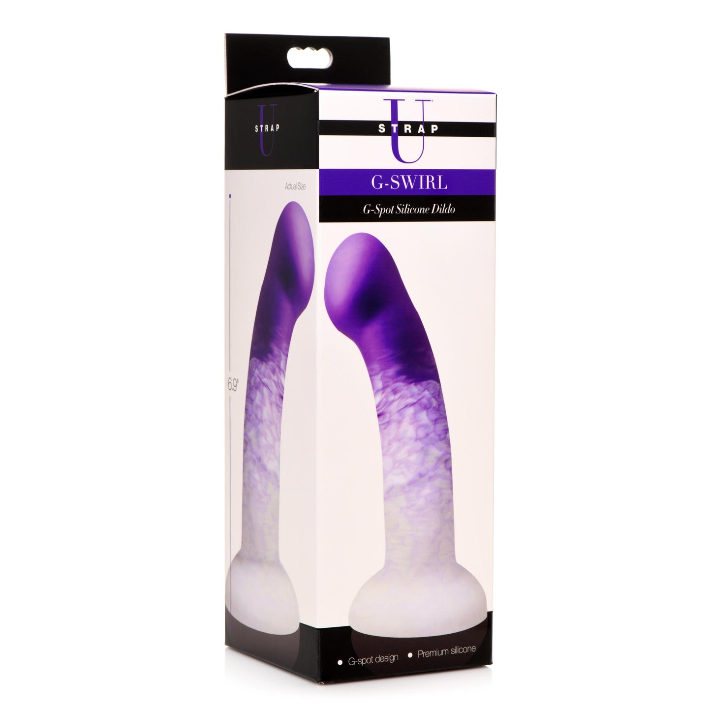 G-Swirl G-Spot Silicone Dildo -