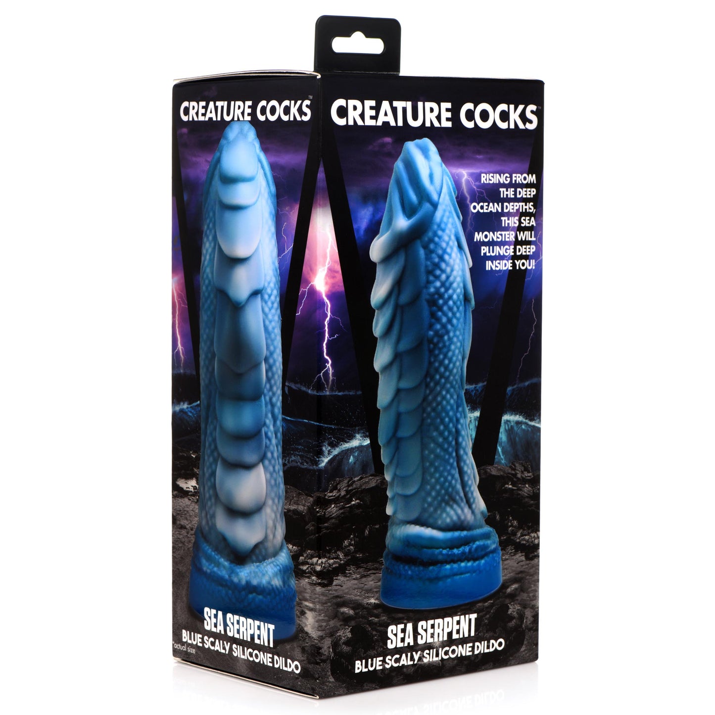 Sea Serpent  Scaly Silicone Dildo