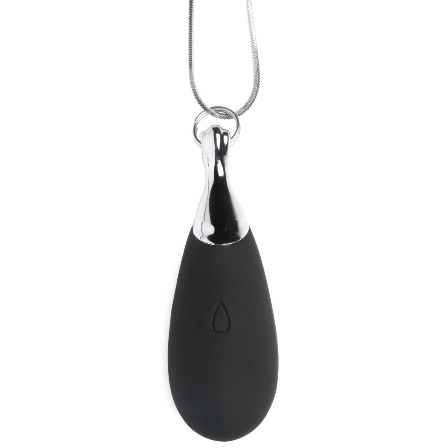 10X Vibrating Silicone Teardrop Necklace