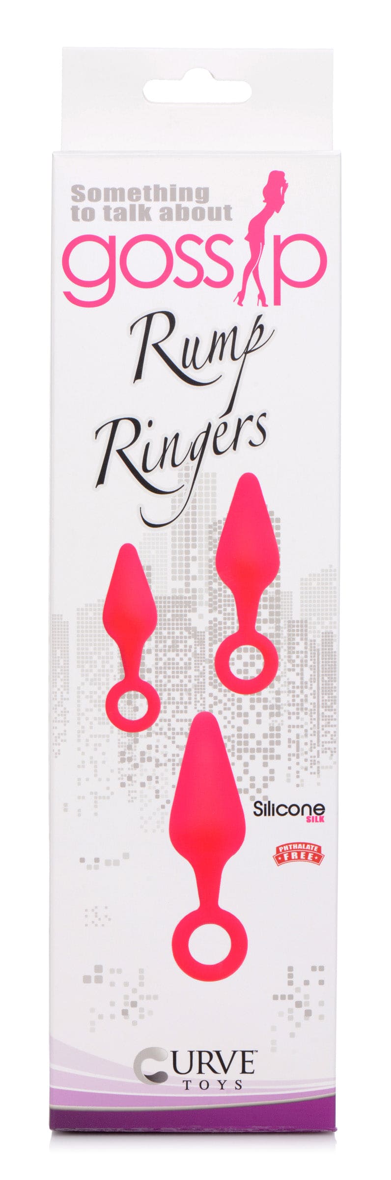 Rump Ringers 3 Piece Silicone Anal Plug Set -