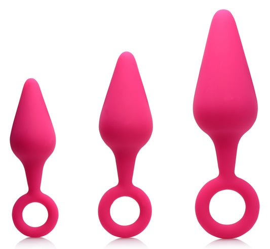 Rump Ringers 3 Piece Silicone Anal Plug Set -