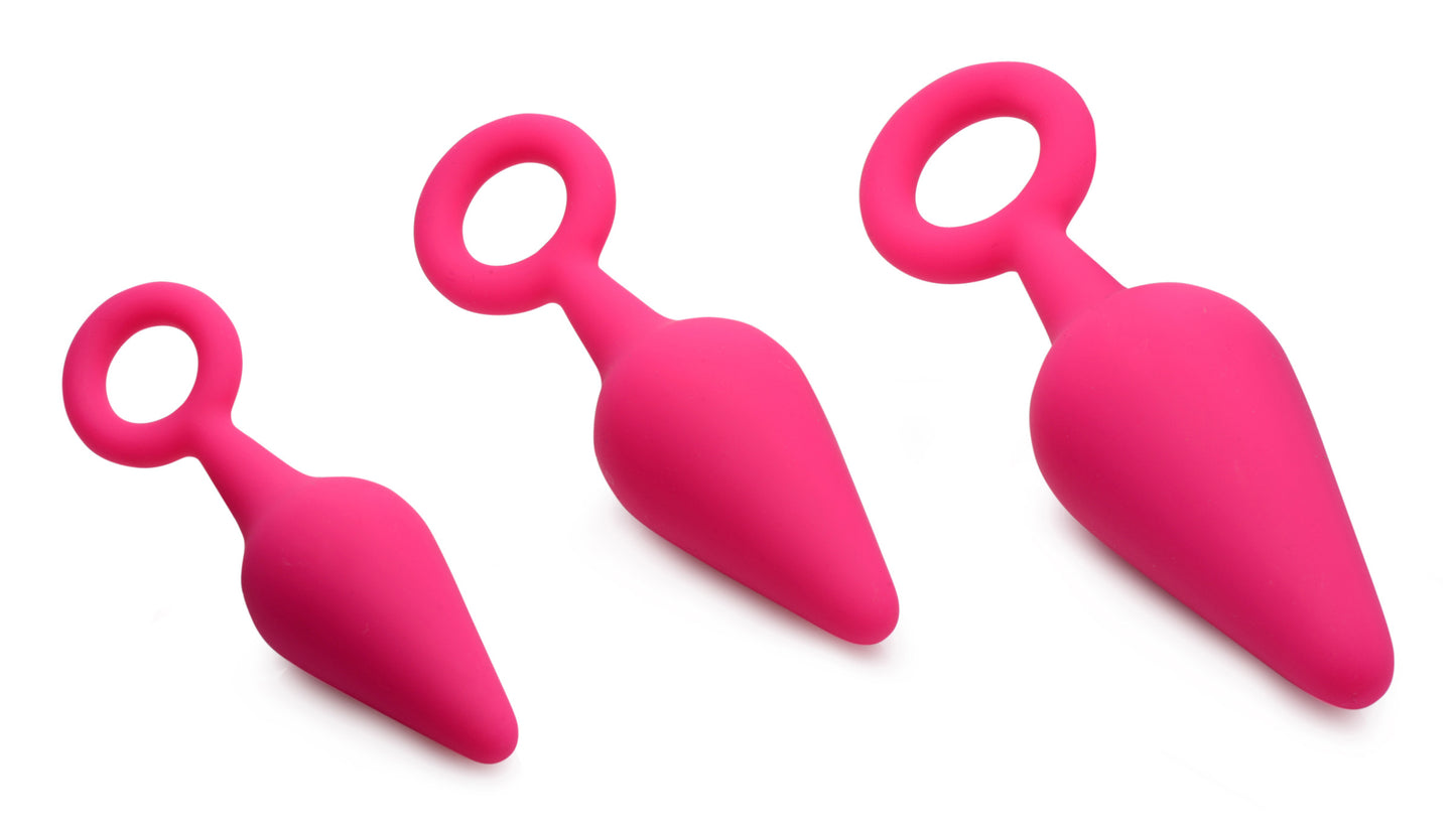 Rump Ringers 3 Piece Silicone Anal Plug Set -