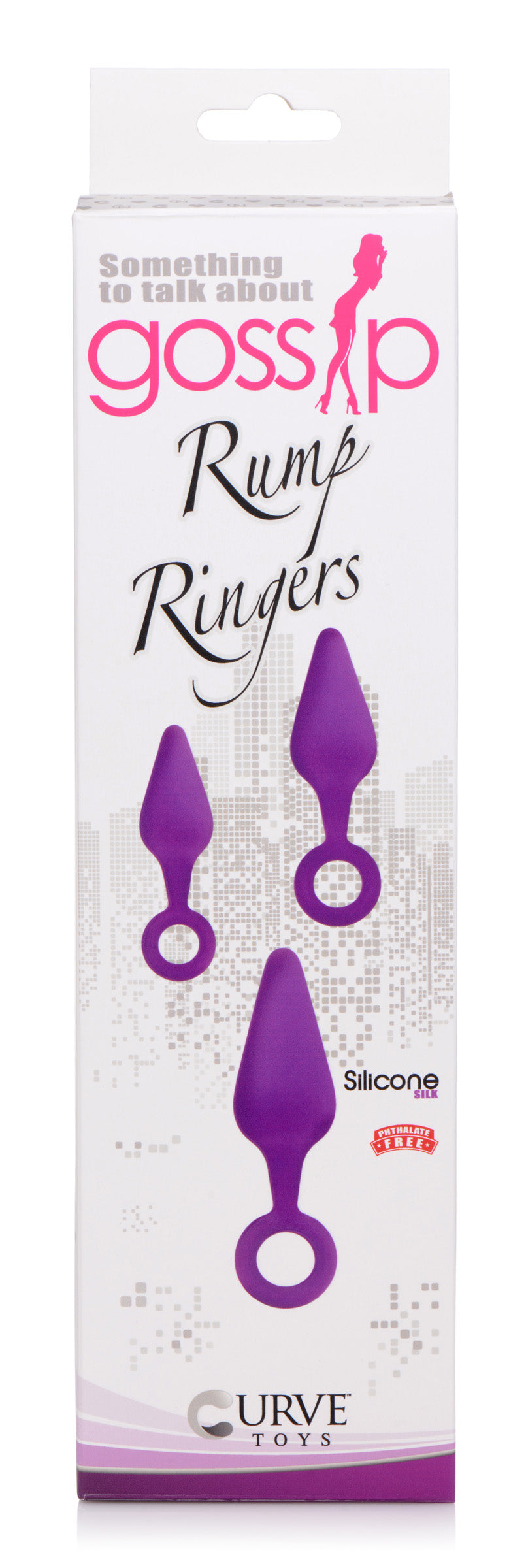 Rump Ringers 3 Piece Silicone Anal Plug Set -