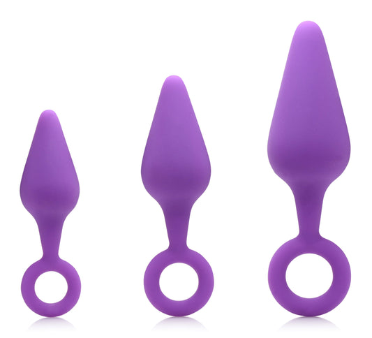 Rump Ringers 3 Piece Silicone Anal Plug Set -