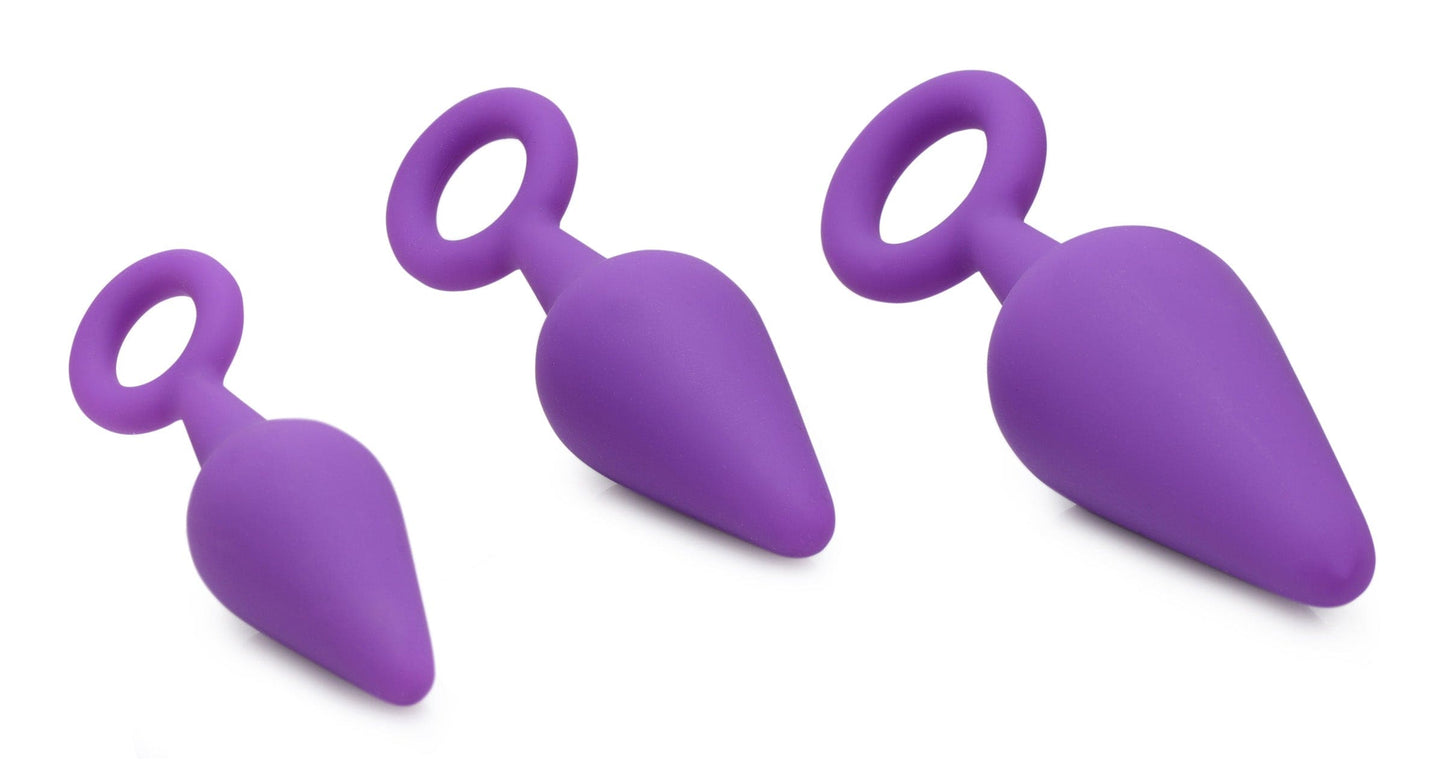 Rump Ringers 3 Piece Silicone Anal Plug Set -