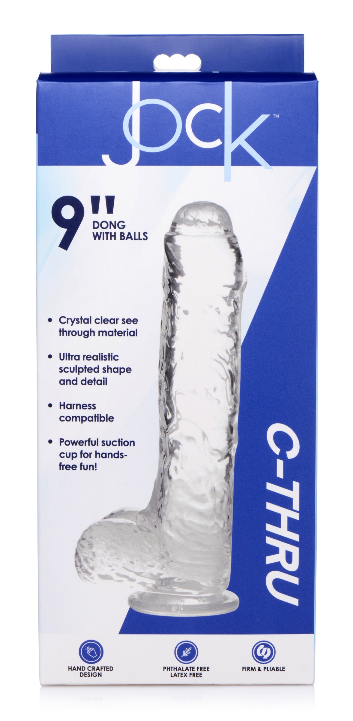 Jock C-Thru Dildo - 7 Inch