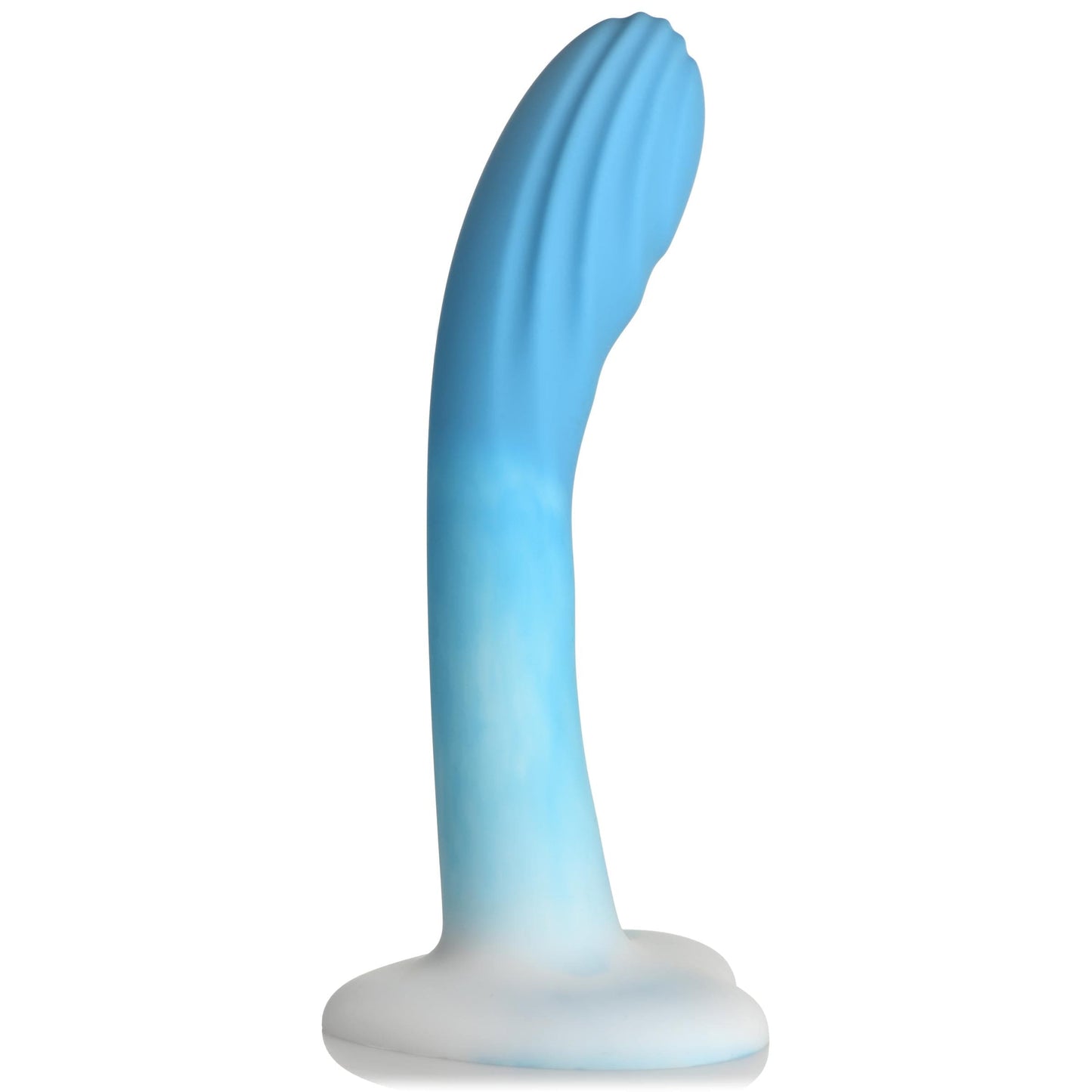 Rippled Silicone  and White Dildo