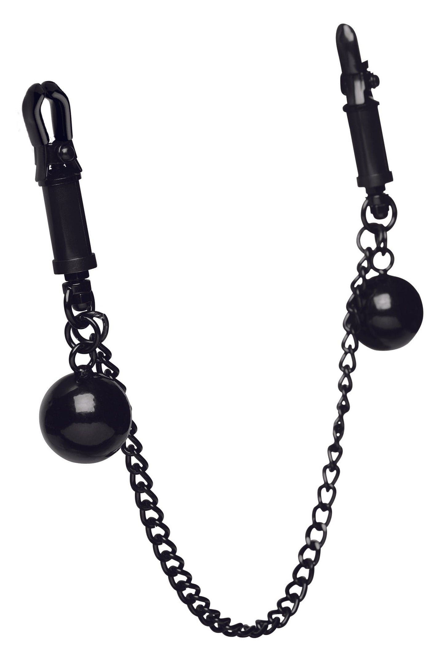 Isabella Sinclaire Clamps with Ball Weights and Chain