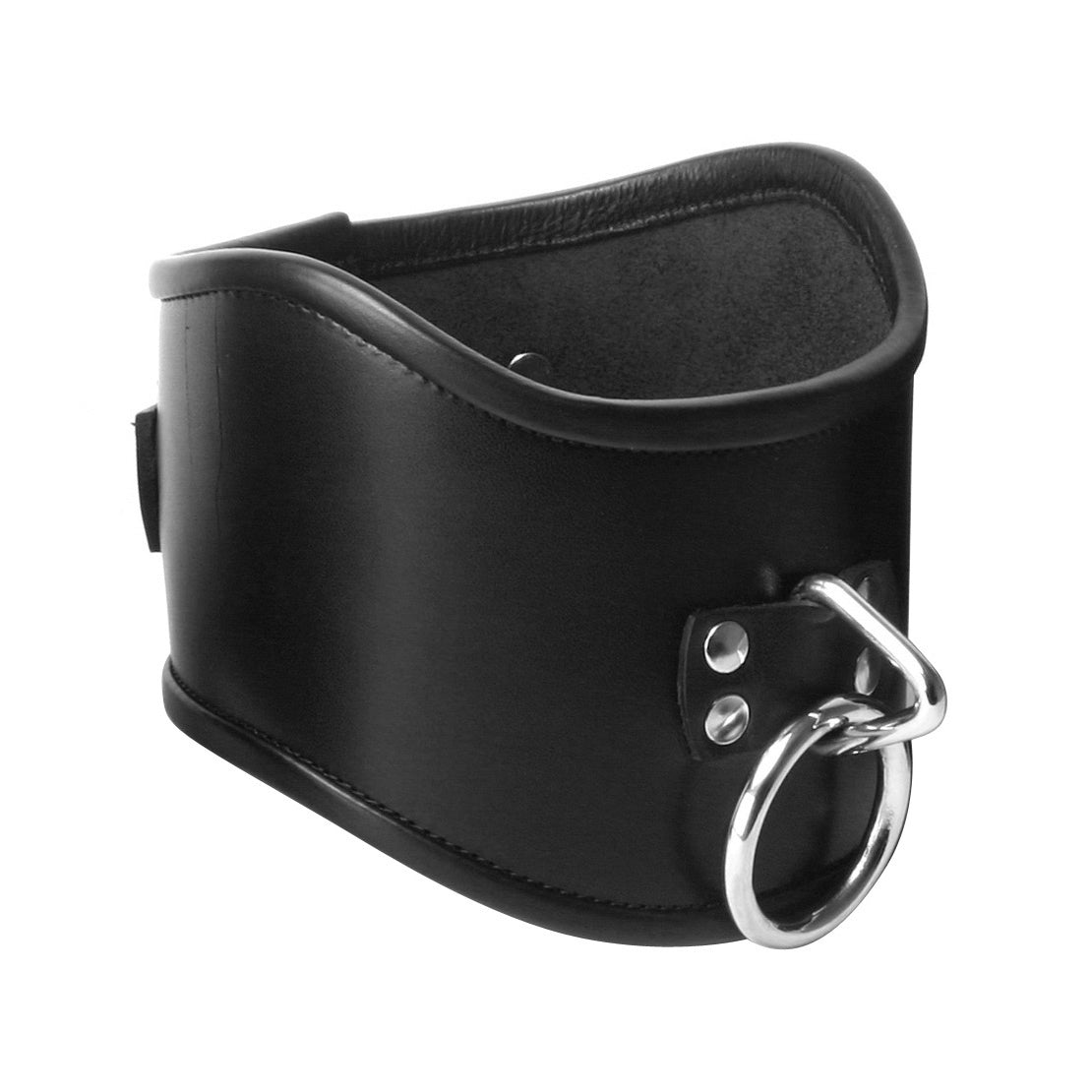 Strict Leather Locking Posture Collar-