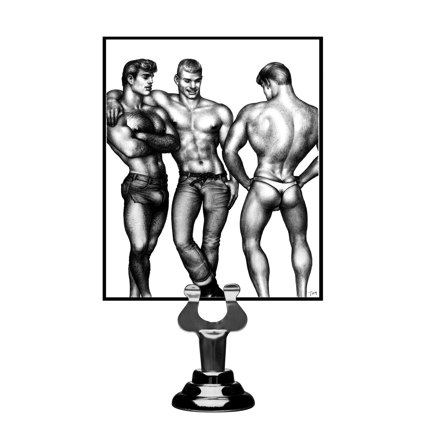 Tom of Finland 3 Piece Silicone Cock Ring Set -