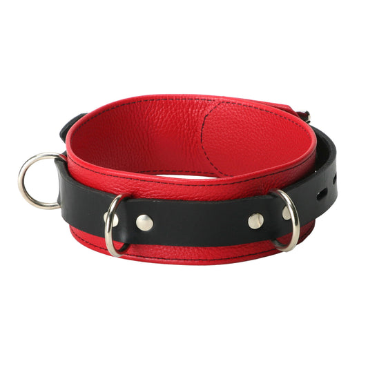 Strict Leather Deluxe  and Black Locking Collar